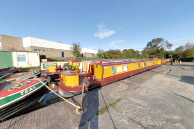 Canal Boats Moored at Rugby Canal Boats Moored at Rugby